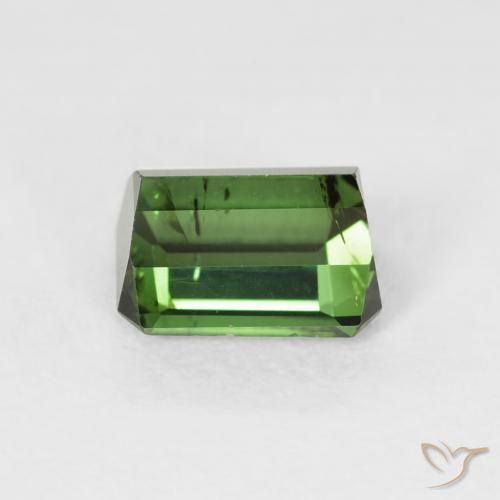 تورمالين Medium Dark-Green طبيعي، ثمانى / قصة زمرد، 1.08 قيراط، VS-SI