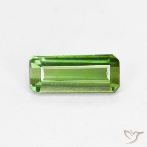 0.63ct طبيعي أخضر الغابات تورمالين, قص الزمرد, VVS-VS