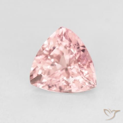 تورمالين Medium Light-Pink طبيعي، مثلثى، 1.45 قيراط، قليلا جدا