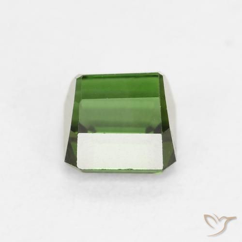 تورمالين Medium Dark-Green طبيعي، ثمانى / قصة زمرد، 0.80 قيراط، VVS