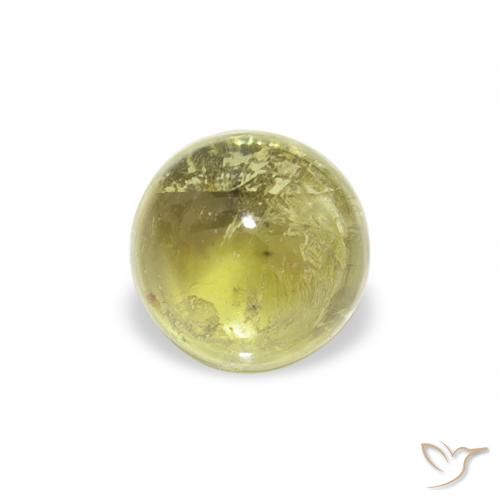 0.72ct طبيعي أخضر ترابى دافئ تورمالين, دائري, شفاف