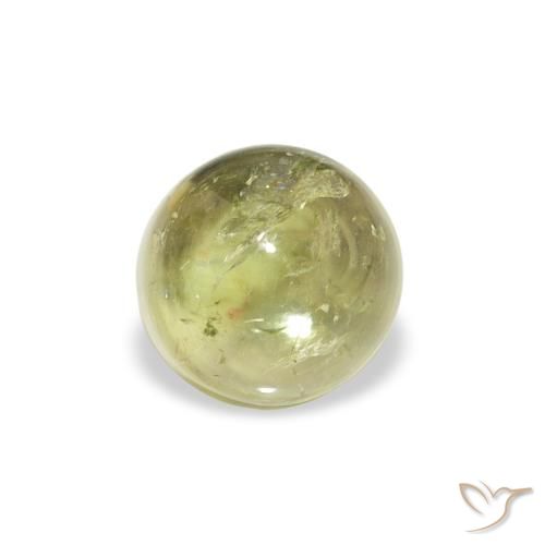 1.35ct طبيعي أخضر ترابى دافئ تورمالين, دائري, شفاف, Photo A
