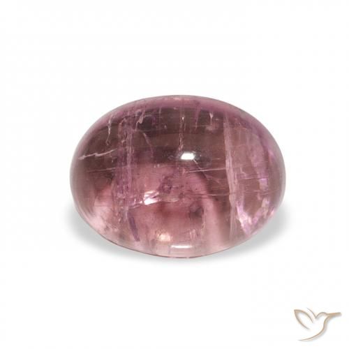 1.13ct طبيعي وردي فاقع تورمالين, بيضوي, شفاف