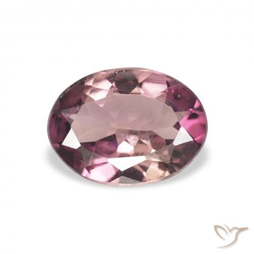 0.85ct طبيعي Medium Dark-Purple تورمالين, بيضوي, VVS