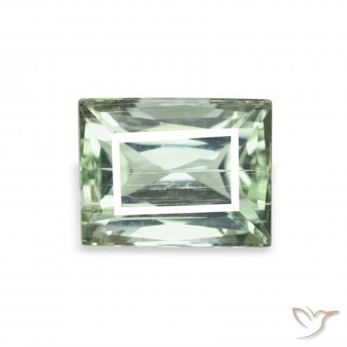 1.38ct أخضر الغابة فاتح تورمالين, باجيت, VS-SI