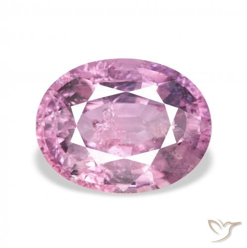 3.25ct طبيعي وردى فاتح جدا تورمالين, بيضوي, VS-SI