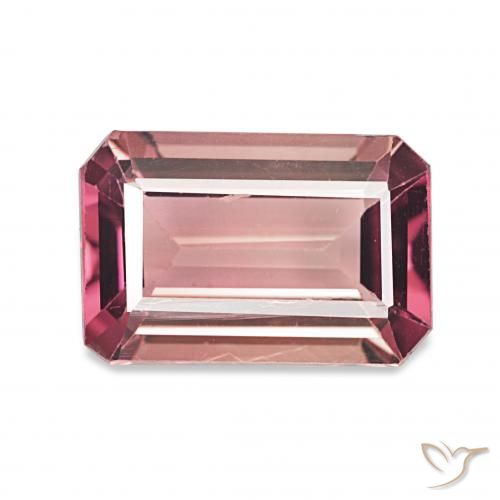2.49ct وردي فاتح تورمالين, قص الزمرد, VVS-VS