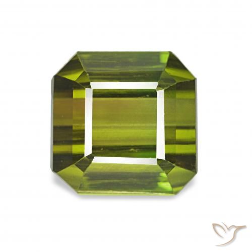 2.17ct أخضر الغابات تورمالين, قص الزمرد, VVS-VS