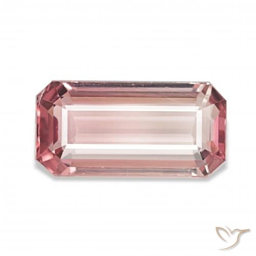 3.74ct Medium Light-Pink تورمالين, قص الزمرد, قليلا جدا