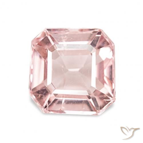 2.04ct وردى العلكة فاتح تورمالين, قص الزمرد, قليلا جدا