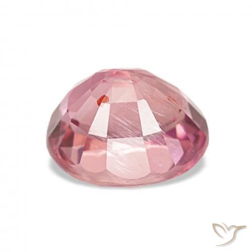 تورمالين وردى العلكة طبيعي، بيضوي، 2.73 قيراط، قليلا جدا