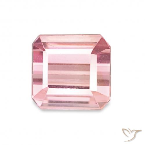 1.43ct وردى زهرى تورمالين, قص الزمرد, VVS-VS
