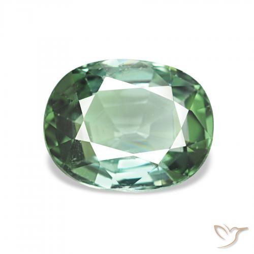 1.71ct اخضر فاتح تورمالين, وسادة, VVS-VS
