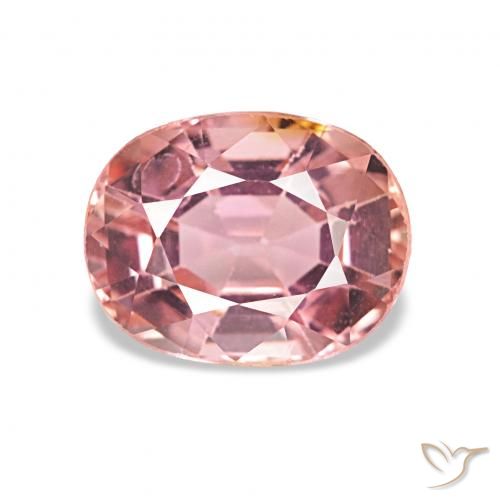 1.45ct وردى العلكة تورمالين أحجار كريمة, وسادة, قليلا جدا