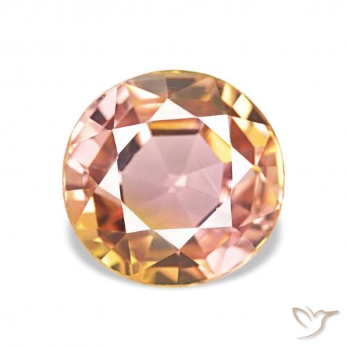 2.03ct متعدد الألوان تورمالين, دائري, VVS