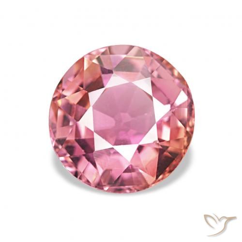 1.50ct درجة لون الوردى الفاقع تورمالين, بيضوي, VVS-VS