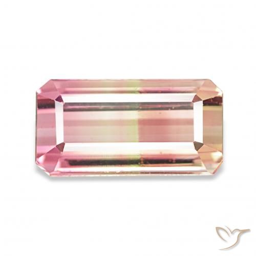 2.30ct بطيخى تورمالين, قص الزمرد, VVS