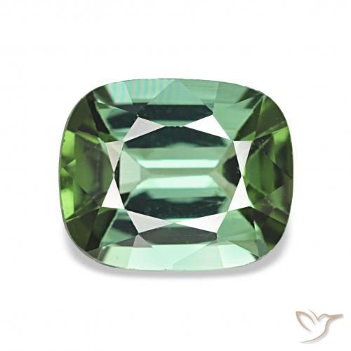 1.65ct اخضر فاتح تورمالين, وسادة, VVS-VS