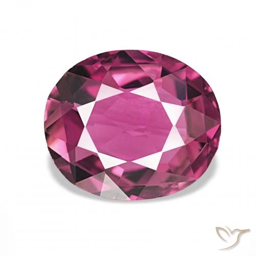 1.95ct أرجوانى متوسط تورمالين, بيضوي, VVS