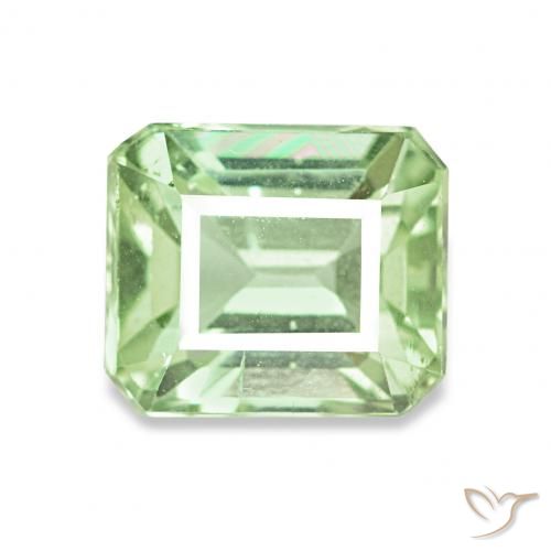 2.08ct أخضر فاتح جدا تورمالين, قص الزمرد, VVS-VS