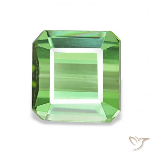 1.61ct أخضر تورمالين, قص الزمرد, VVS-VS
