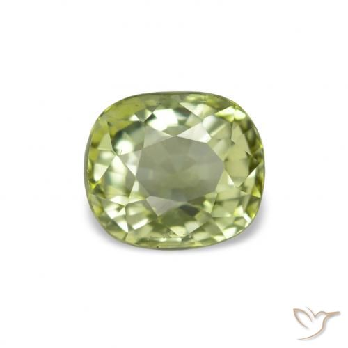 1.47ct أخضر متوسط تورمالين, وسادة, VVS-VS