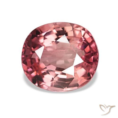 1.43ct وردي تورمالين, بيضاوي, قليلا جدا