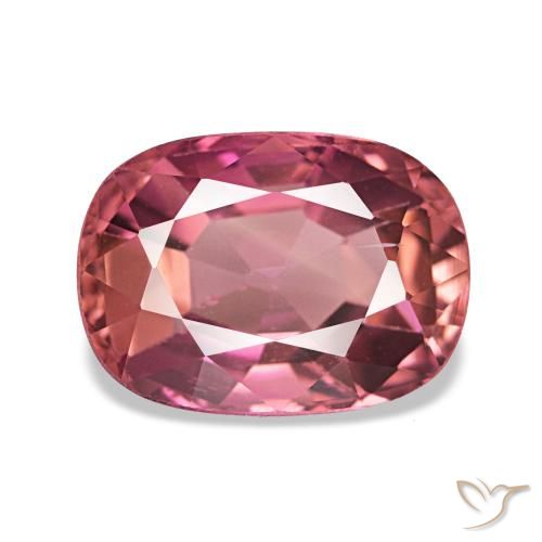 2.20ct وردي تورمالين, وسادة, قليلا جدا
