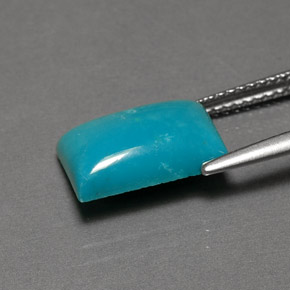 فيروزي أزرق طبيعي، باجيت، 3.12 قيراط، غير شفاف