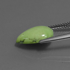 فيروزي أخضر أصفر طبيعي، شكل الكمثرى، 2.69 قيراط، غير شفاف