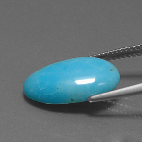 فيروز أزرق طبيعي، شكل خيالي، 3.96 قيراط، غير شفاف