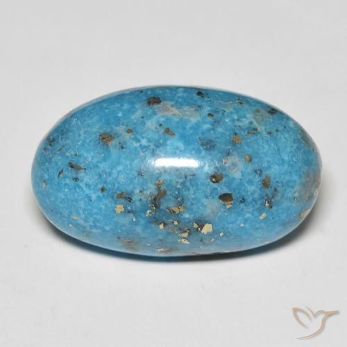 20.84ct طبيعي شرشيرى فيروزي, بيضوي, غير شفاف