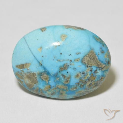 33.03ct طبيعي ازرق مخضر فيروز, بيضوي, غير شفاف