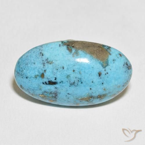 40.55ct طبيعي ازرق مخضر فيروز, بيضوي, غير شفاف