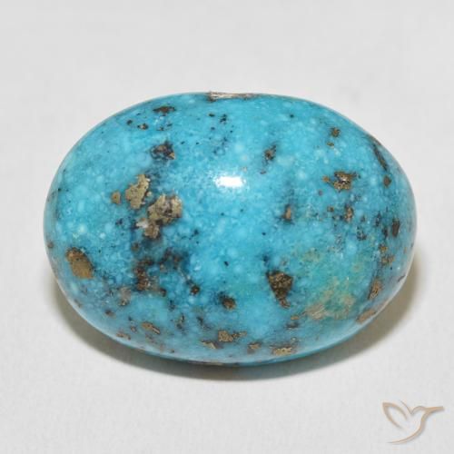 42.37ct طبيعي ازرق مخضر فيروزي, بيضوي, غير شفاف