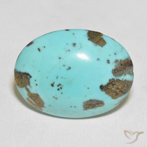 37.13ct طبيعي أخضر مزرق فاتح فيروز, بيضوي, غير شفاف