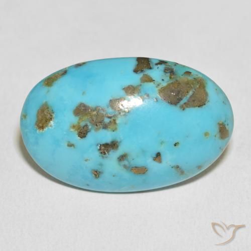 28.70ct طبيعي أزرق مخضر متوسط فيروز, بيضوي, غير شفاف