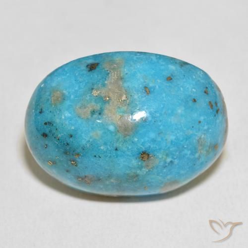 54.31ct طبيعي ازرق مخضر فيروز, بيضوي, غير شفاف