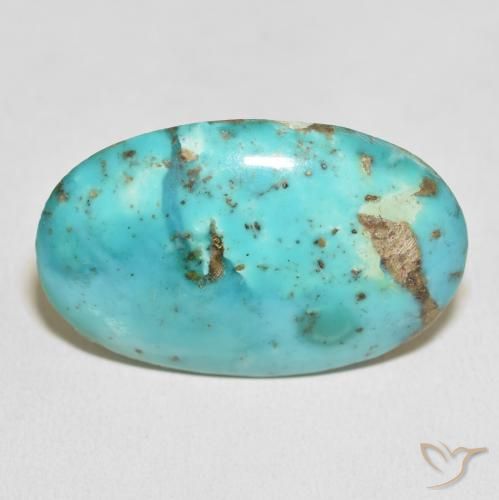 58.82ct طبيعي أخضر مزرق فيروزي, بيضوي, غير شفاف