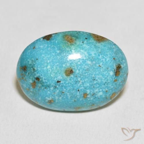 27.71ct طبيعي أخضر أزرق فيروز, بيضوي, غير شفاف
