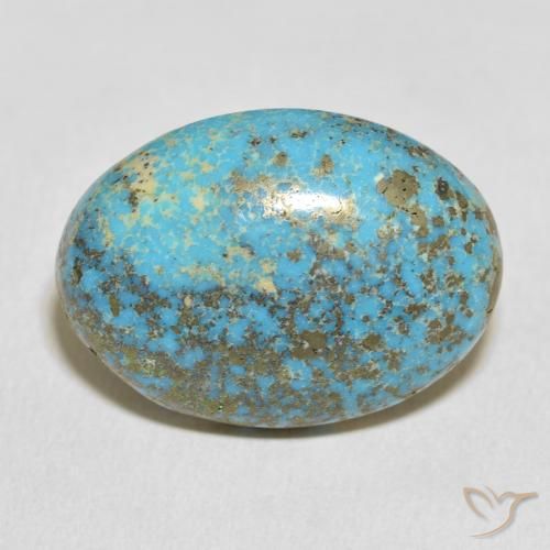 31.32ct طبيعي ازرق مخضر فيروز, بيضوي, غير شفاف