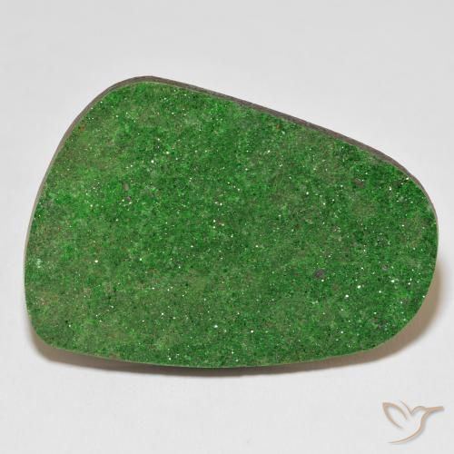 77.73ct طبيعي اخضر زاهى عقيق يوفاروفيت دروسى, فانسى, غير شفاف
