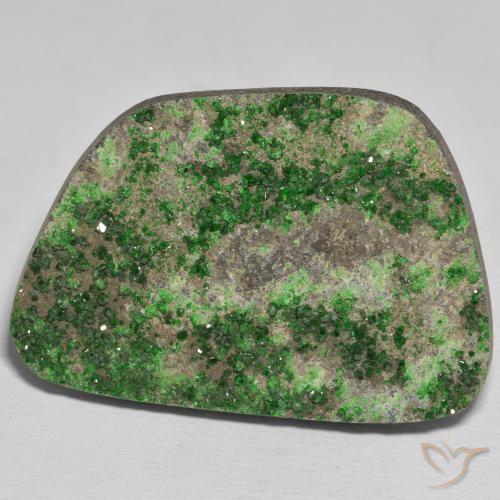 78.55ct طبيعي أخضر أناناسى عقيق يوفاروفيت دروسى, فانسى, غير شفاف