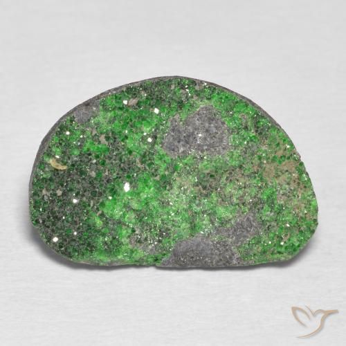 8.71ct طبيعي ليمون اخضر عقيق يوفاروفيت دروسى, فانسى, غير شفاف