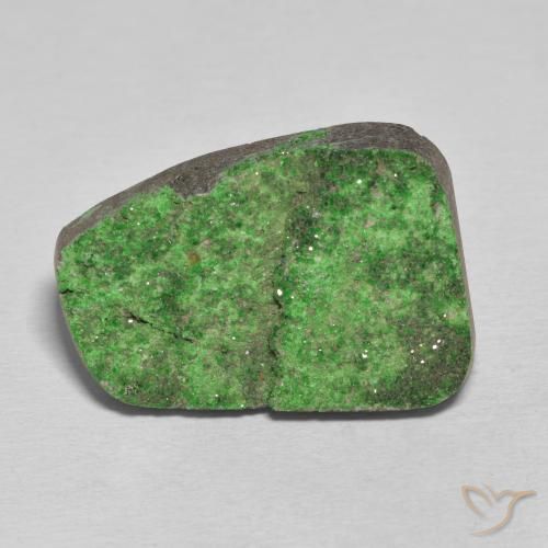 37.20ct طبيعي أخضر أناناسى عقيق يوفاروفيت دروسى, فانسى, غير شفاف