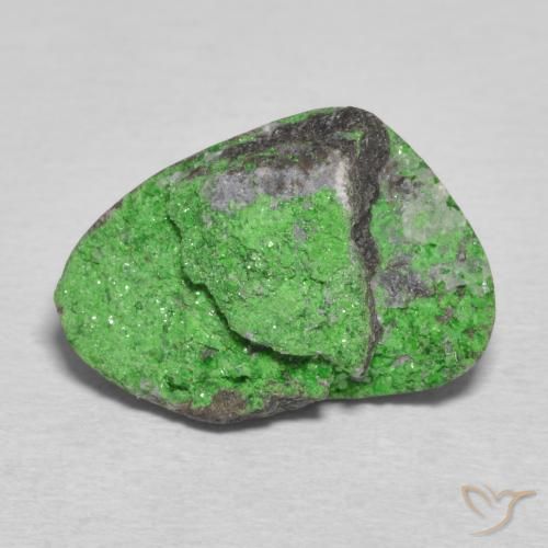 12.40ct طبيعي ليمون اخضر عقيق يوفاروفيت دروسى, فانسى, غير شفاف