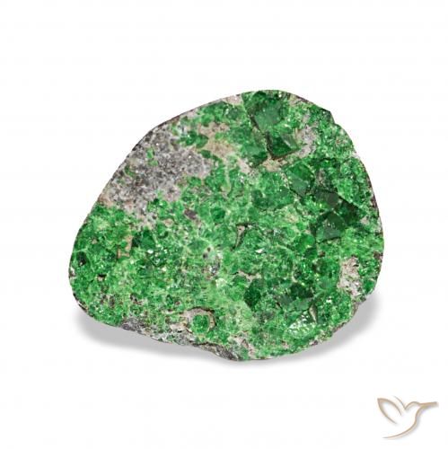4.87ct أخضر غامق عقيق يوفاروفيت دروسى, فانسى, غير شفاف