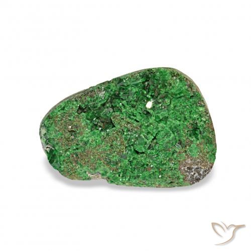 4.97ct Deep Earthy Green عقيق يوفاروفيت دروسى, فانسى, غير شفاف