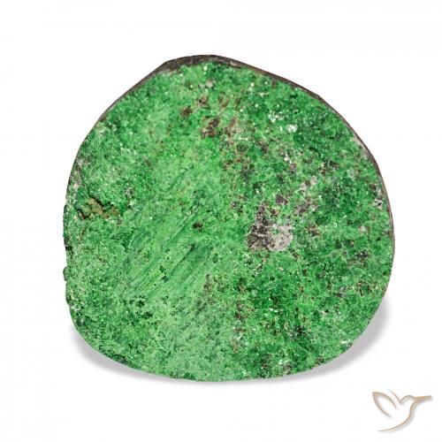 17.46ct Deep Earthy Green عقيق يوفاروفيت دروسى, فانسى, غير شفاف
