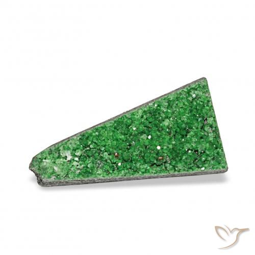 5.56ct أخضر غامق عقيق يوفاروفيت دروسى, فانسى, غير شفاف